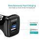 CHOETECH USB C Car Charger, 36W 2-Port Quick Charge 3.0 Power Delivery Type C Car Charger Compatible with iPhone 11/11 Pro/11 Pro Max/XS Max/XS/XR/X/8/8+, Galaxy Note 10/S10/S9/S9+, Pixel, iPad Pro