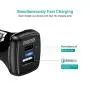 CHOETECH USB C Car Charger, 36W 2-Port Quick Charge 3.0 Power Delivery Type C Car Charger Compatible with iPhone 11/11 Pro/11 Pro Max/XS Max/XS/XR/X/8/8+, Galaxy Note 10/S10/S9/S9+, Pixel, iPad Pro