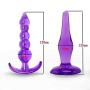 6Pcs Purple Perfect Size Silicone Butt Plùgs Adult Toys for Couples Beginner