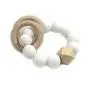 Amyster DIY Baby Teether Nursing Bracelet Food Grade Silicone Teether Wooden Teether Ring Teether Nature Safe Organic Infant Baby Bangle Teether Toys