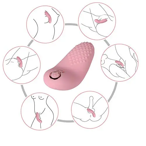 Bfucky USB Electric Toy for Women Quiet Powerful Strong Suction with Silicone 10 Multispeed Wireless Remote Vǐberate Toys Mini Toy for Bfucky