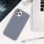 SURPHY Silicone Case Compatible with iPhone 11 Pro Case 5.8 inch, Liquid Silicone Full Body Thickening Design Phone Case (with Microfiber Lining) for iPhone 11 Pro 5.8 2019, Lavender Gray