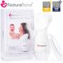 NatureBond Silicone Breastfeeding Manual Breast Pump Milk Saver Nursing Pump | Basic Pack Air-Tight Vacuum Sealed in Hardcover Gift Box. BPA Free