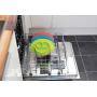 ezpz Mini Mat - One-Piece Silicone placemat + Plate (Gray)