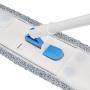 AmazonBasics Dust Mop Sweeper, Washable Cloth, Blue and White