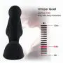 Wushuangyu Massager Plug Wireless Control 11 Speeds Massager for Man, Rechargeable Vibrating Massager (Black) - Vibrant Toy