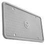 Rightcar Solutions Flawless Silicone License Plate Frame - Rust-Proof. Rattle-Proof. Weather-Proof. - Grey