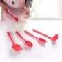 SEADEEP Practical Silicone Kitchenware High Temperature Resistance Spoon Non-stick Cookware Rice Spoon Leak Shovel
