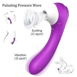 YCCLIFD Wand Massager Suction Vibration, Silicone Portable Waterproof Sucking Toys YCCLIFD