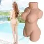 3D Sex Doll XDOLL Realistic Male Love Toy with Inviting Vagina and Anal Opening Lifelike Mini Masturbator for Men from Soft Squeezable Silicone for Natural Suction