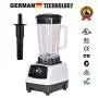 Eu/Us/Uk/Au Plug 3Hp 2200W Heavy Duty Professional Blender Mixer Juicer High Power Fruit Food Processor Ice Smoothie,Red,Au Plug