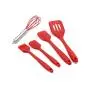 Silicone Kitchenware Set Of 5 Scraper Silicone Shovel Silicone Brush Egg Beater Silicone Baking Equipment
