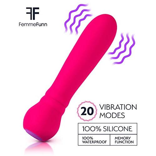 Ultra Bullet Personal Sex Toy Masturbation Device for Women Built-in Function Waterproof Bodysafe Clitoral and Body Massager with 20 Vibration Modes Body Safe Silicone Waterproof