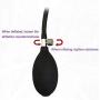 Black Inflatable Enema Oversized Silicone Enema Bulb Explosion-Proof Design Clean Anal Silicone Rinse Men and Women-778957908570