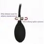 Black Inflatable Enema Oversized Silicone Enema Bulb Explosion-Proof Design Clean Anal Silicone Rinse Men and Women-778957908570
