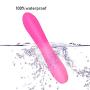 Rabbit Vibrantor For Women Handheld Portable Rechargeable Mini Massage Stick, Silicone Waterproof Mute 7 Vibration Mode Magic Wand Pink By Luseeo