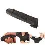 Privacy Packaging. Silicone penile Condom Expander expands Male Chastity Toys Lengthen Cock Sleeves Dick Socks Reusable Condoms.B12