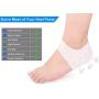 Breathable Heel Cups, Plantar Fasciitis Inserts, Heel Pads Cushion Great for Heel Pain, Heal Dry Cracked Heels, Achilles Tendinitis, for Men & Women