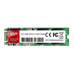 Silicon Power 512GB A55 M.2 SSD (SLC Cache for Speed Boost) SATA III Internal Solid State Drive 2280