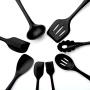 Silicone Kitchen Utensils, 10 Piece Premium Silicone Cooking Set, Heat Resistant and Nonstick Kitchen Utensil Set BPA Free, Dishwasher-Safe, Silicone kitchenware, Dahen