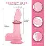 STOYOU 6 Inch Realistic-?ìld`? Silicone Relaxation Massager Toys for Women