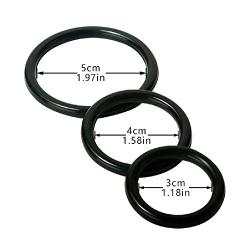 FeiGu 3 Silicone Cockring Set Penis Cock Ball Ring for Men Erection Enhancing Male Sex Toys