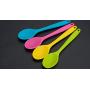 Andosange 1pc Silicone Spoon High Temperature Resistance Deep Spoon Random Color