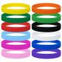 GOGO Wholesale Rubber Bracelets for Kids Silicone Wrist Bands for Events Rubber Bands Party Favors