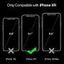 Miracase Liquid Silicone Case Compatible with iPhone XR 6.1 inch (2018), Gel Rubber Full Body Protection Shockproof Cover Case Drop Protection Case (Clove Purple)