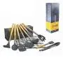 Hjyi Silicone Kitchen tool wooden Handle silicone kitchenware 9 piece set cooking spoon shovel kitchenware set
