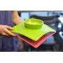 ezpz Happy Bowl - One-Piece Silicone placemat + Bowl (Blue)