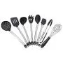 Jiyaru 8 pcs Silicone Kitchen Utensils Heat Resistant Cooking Baking Kitchenware Set