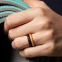 ThunderFit Womens Thin Swivel Rings, 10 Rings / 8 Rings / 4 Rings / 1 Ring - Stackable Silicone Wedding Rings - 2.5mm Wide - 2mm Thick