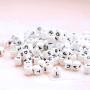 Promise Babe 52PCS 12MM Silicone Teether Beads in 26 Letters DIY Teething Chewable Beads Baby Nursing Necklace Bracelet Jewelry Accessory