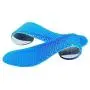 1Pair Blue Silicone Gel Reusable Honeycomb Full Length Non Slip Comfort Sports Insole Air Cushion Damping Shoe Pad Cushion Shoe Inserts for Men Women