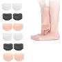 6Pair Silicone Honeycomb Forefoot Pad, Metatarsal Foot Pads, Reusable Pain Relief Cover Breathable Insoles Socks