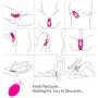 Remote Control Male Vibranting Wand Massager Wireless Rechargeable Back Neck Shoulder Relaxation Massaging with Multiple Men Vibrator Medical Grade Silicone Vibration Toys