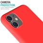 TOZO for iPhone 11 Case 6.1 Inch (2019) Liquid Silicone Gel Rubber Shockproof Shell Ultra-Thin [Slim Fit] Soft 4 Side Full Protection Cover for iPhone 11 with [Red]