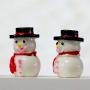 Parsley. 2Pc Mini Resin Snowman Figurine Craft Garden Decor Ornament Plant Pot Fairy Micro Landscape Bonsai