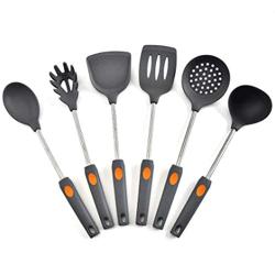 HUShjsd 6 Sets Of Silicone Kitchenware, Non-stick Special, Household Spoon Shovel Set Kitchen High Temperature Frying Shovel Kitchenware