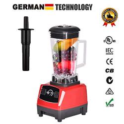 3Hp 2200W 2L Heavy Duty Commercial Professional Smoothie Blender Mixer Juicer Food Processor,Black Extra 2L Jar,Au Plug