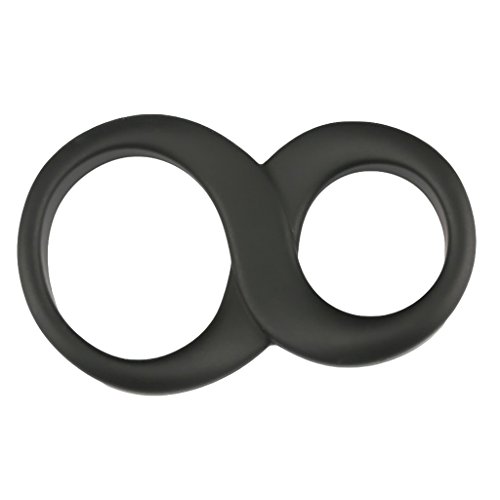 Dayloveme 8 Shape Silicone Double Co-ck Rings Adult S-ex Toys for Men