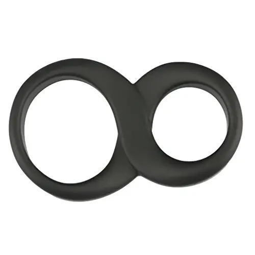 Dayloveme 8 Shape Silicone Double Co-ck Rings Adult S-ex Toys for Men