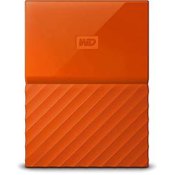 WD 4TB Orange My Passport Portable External Hard Drive - USB 3.0 - WDBYFT0040BOR-WESN