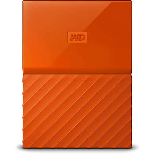 WD 4TB Orange My Passport Portable External Hard Drive - USB 3.0 - WDBYFT0040BOR-WESN
