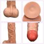 Realistic D%-?-CKS Female Relax 8 Electric Huge Quiet Toy for Women Realistic Silicone Lifelike Massager Waterproof Wireless Remote Control with 20 Speeds Only Sold by FMaiy