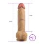 Sex Dildo with Double Layer Silicone, iTrunk High Quality Realistic Dildo with Strong Suction Cup, Penis Imitation Super Sex Toys with Soft Outside and Firm Inside for Women(7 inch)