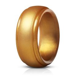 Saco Band Silicone Rings Men - 7 Rings / 1 Ring Rubber Wedding Bands