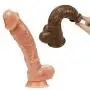 Hehelen Waterproof Silicone Big Realistic De Llo with S-uction Cup for Women Men Beginners