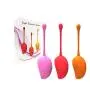 Kegel Balls for Tightening and Pleasure for Beginners, Set of 3 Premium Silicone Ben Wa Balls for Women Beginners & Advanced Bladder Control & Pelvic Floor Exercises Vaginal Tightening